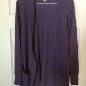 Longline Navy Cardigan